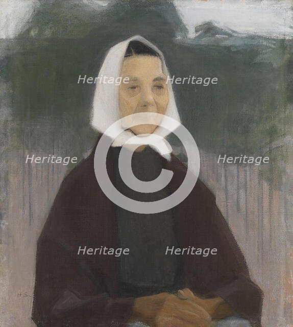 Granny, 1907. Creator: Helene Schjerfbeck.