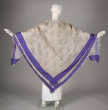 Shawl, possibly American, 1840-60. Creator: Unknown.