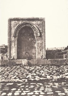 Jérusalem, Fontaine Arabe, 2, 1854. Creator: Auguste Salzmann.