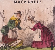 'Mackarel!', Cries of London, c1840. Artist: TH Jones