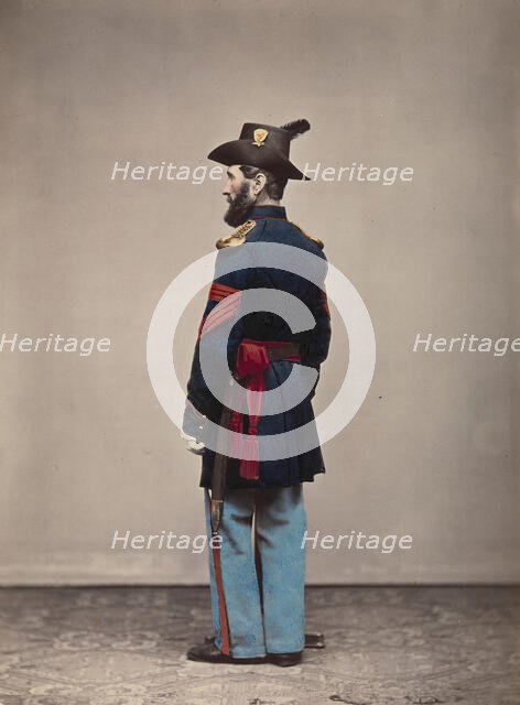 Artillery, Quartermaster Sergeant, 1866. Creator: Attributed to Oliver H. Willard.