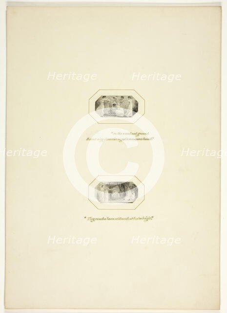 Study for a plate from The Task, c. 1800. Creator: Thomas Stothard.