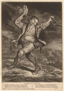 The Happy Patriot, in or after 1695. Creator: Cornelis Dusart.