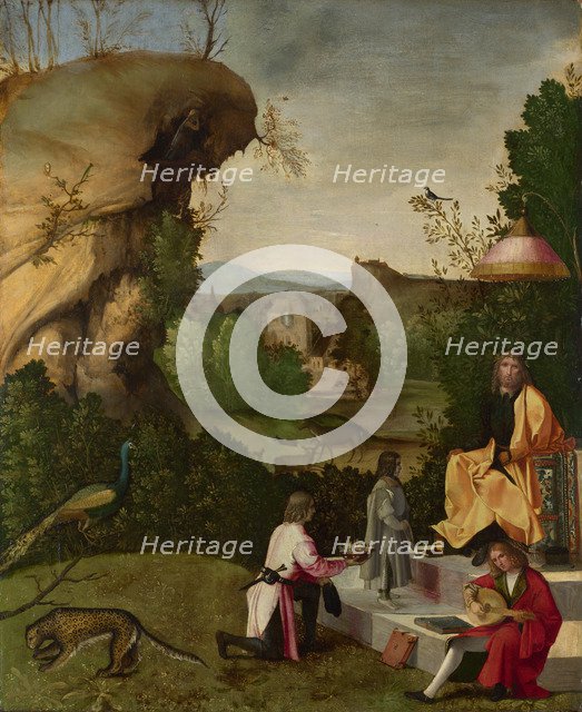 Homage to a Poet, Early16th cen.. Artist: Giorgione, (Workshop)  