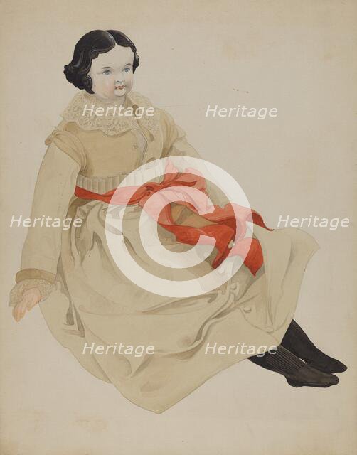 German China Head Doll, 1935/1942. Creator: Unknown.