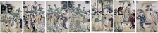 Yoshiwara Impromptu, Japan, c. 1797/98. Creator: Kitagawa Utamaro.