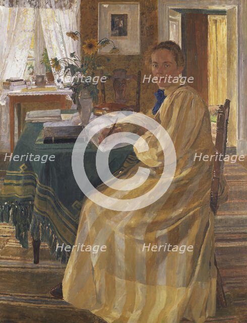 The Artist's Sister, 1899. Creator: Carl Wilhelmson.