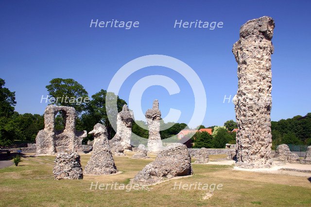 Abbey Ruins, Bury St Edmunds, England.
