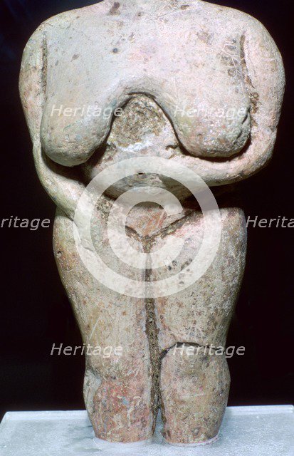 Fat lady statuette, (3500-2300 BC) Artist: Unknown