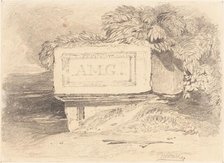 Ruined Tomb Inscribed "A.M.G.". Creator: John Sell Cotman.