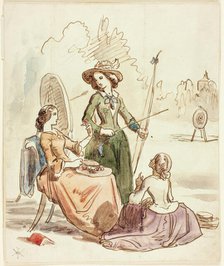 Ladies at Archery, n.d. Creator: William McTaggart.