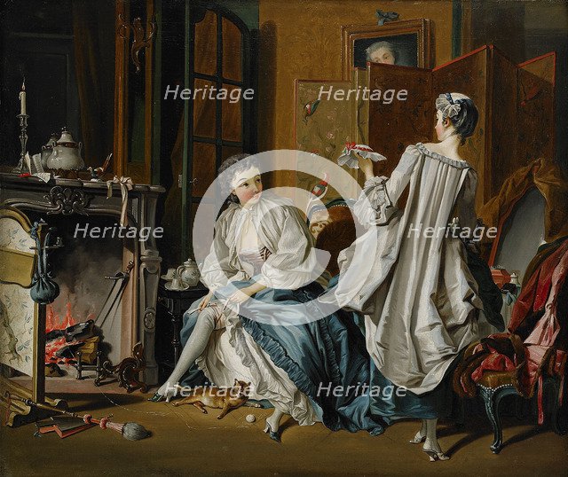 Morning toilet (After François Boucher). Artist: Hilleström, Pehr (1732-1816)