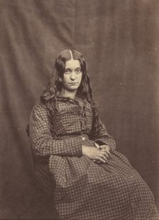 Woman, Surrey County Asylum, c. 1855. Creator: Dr Hugh Welch Diamond.