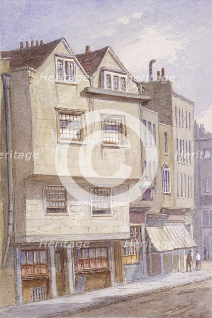 Fetter Lane, London, 1870. Artist: JT Wilson