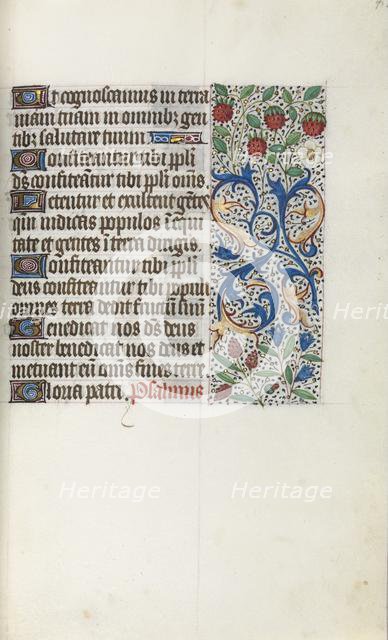 Book of Hours (Use of Rouen): fol. 41r, c. 1470. Creator: Master of the Geneva Latini (French, active Rouen, 1460-80).