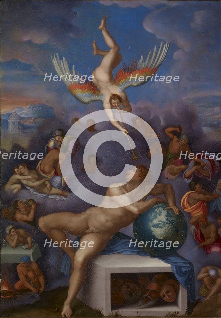 The Dream, (Allegory of human life) After Michelangelo, ca 1578.