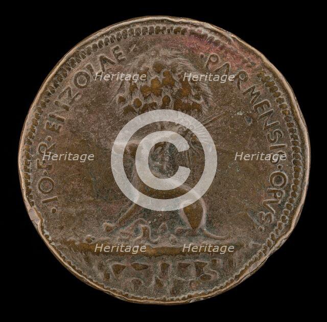 Greyhound [reverse], 1456. Creator: Gianfrancesco Enzola.