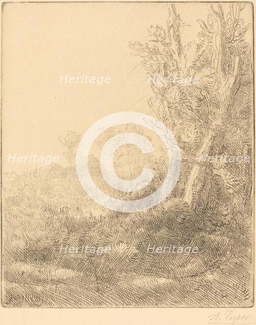 Old Village (Ville vieille). Creator: Alphonse Legros.