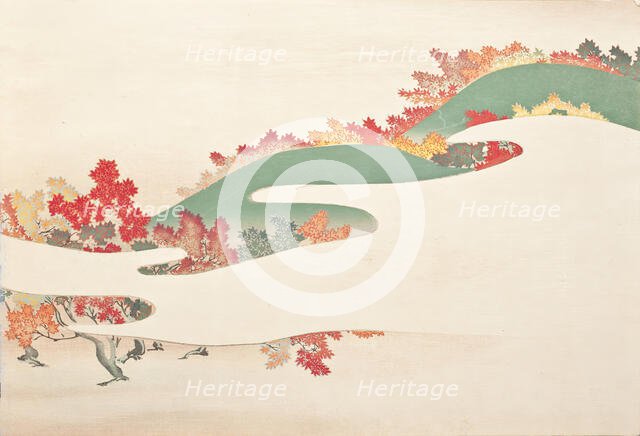 A Thousand Grasses (Chigusa) (image 9 of 33), 1900. Creator: Kamisaka Sekka.