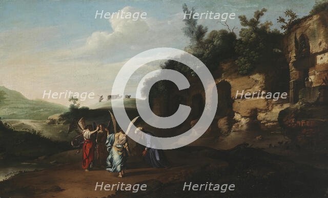 Abraham greets the angels, 1601-1631. Creator: Jan Symonsz. Pynas.