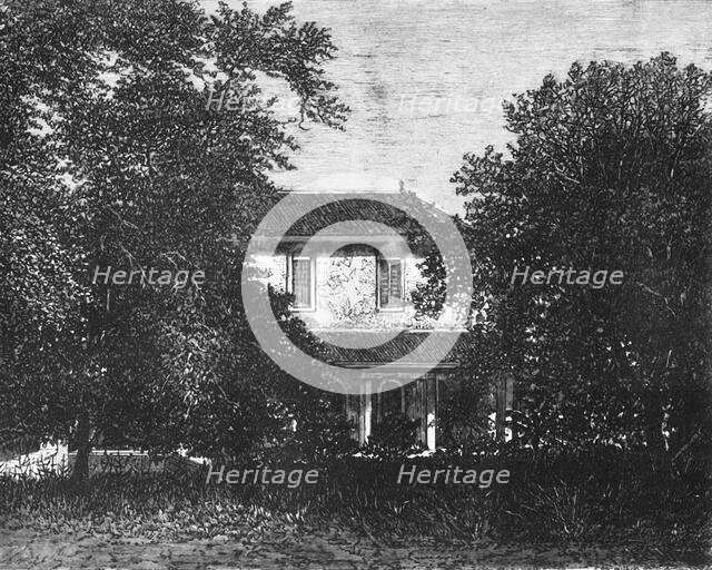 'A Bungalow at Ahmedabad, near Baroda', c1891. Creator: James Grant.