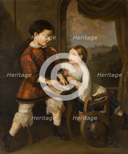 Children Learning, 1861. Creator: Saturnin Swierzynski.