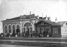 Anzherskaya railway station, 1911. Creator: Kozlov.