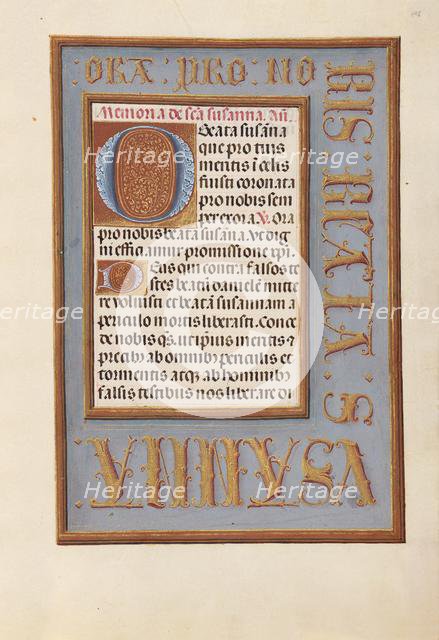 Hours of Queen Isabella the Catholic, Queen of Spain: Fol. 196r, c. 1500. Creator: Master of the First Prayerbook of Maximillian (Flemish, c. 1444-1519); Associates, and.