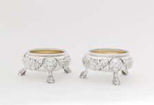 Pair of Salts, 1790/95. Creator: Joseph Richardson.