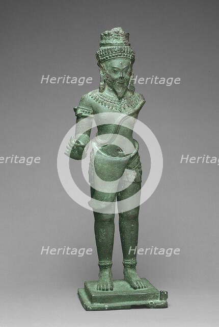 God Shiva as a Deified King, Angkor period, 13th century. Creator: Unknown.