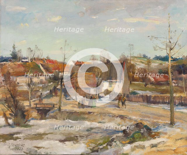 Early Spring, 1928. Creator: Oldrich Blazicek.