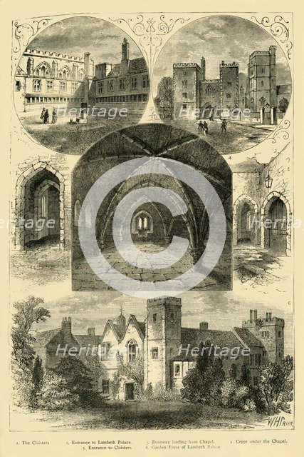 'Lambeth Palace', (c1878). Creator: Unknown.