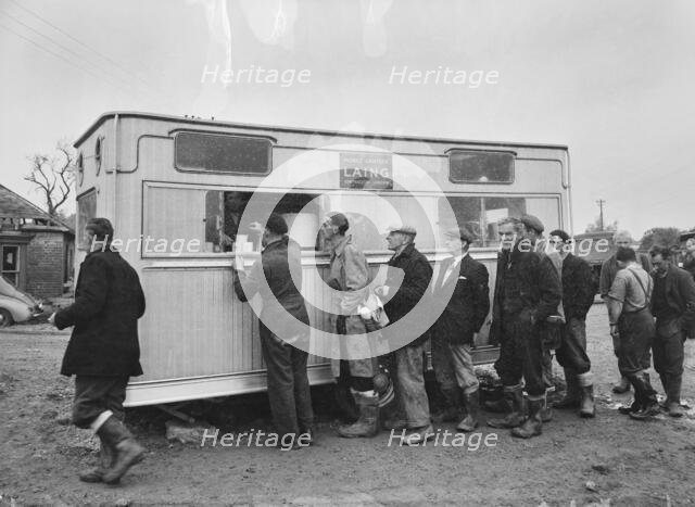 Fawley Reservoir, Fawley, New Forest, Hampshire, 08/10/1954. Creator: John Laing plc.