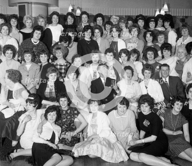 Women from the ICI Doncaster plant at a social gathering, South Yorkshire 1962.  Artist: Michael Walters