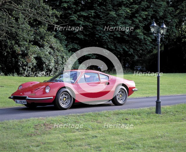 1973 Ferrari Dino 246 GT. Artist: Unknown.