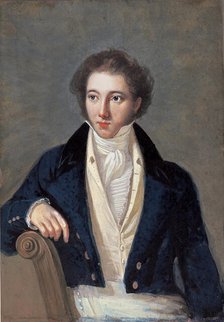 Portrait of the composer Vincenzo Bellini (1801-1835) , First quarter of 19th cen. Creator: Anonymous.