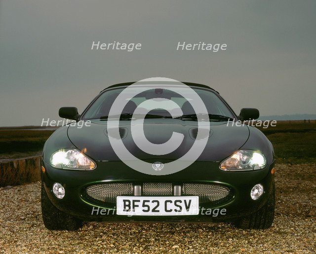 2002 Jaguar XKR convertible. Artist: Unknown.