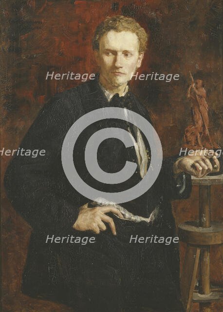 Allan Österlind, the Artist, 1880. Creator: Ernst Josephson.