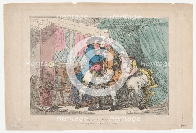 A Cully Pillag'd, July 1, 1802., July 1, 1802. Creator: Thomas Rowlandson.