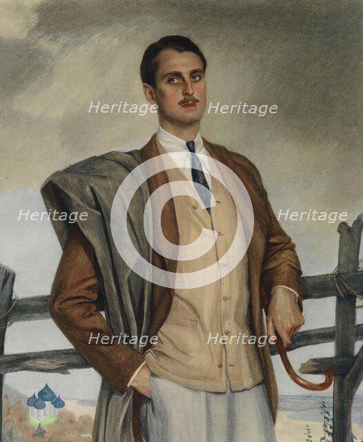 Portrait of Prince Sergei Platonovich Obolensky (1890-1978), 1929. Creator: Sorin, Saveli Abramovich (1878-1953).