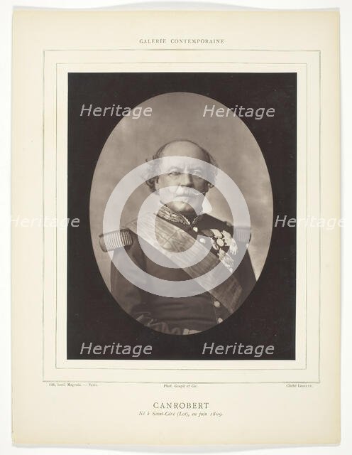 Canrobert, c. 1876. Creator: Lejeune.