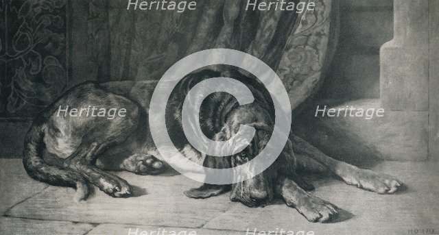 'The Sentinel', 1913, (1917). Artist: Herbert Thomas Dicksee.