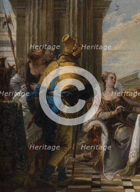 Cleopatra's Banquet, between 1742 and 1743. Creator: Giovanni Battista Tiepolo.