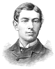 The Universities' Boat-Race: the Oxford crew, 1881.  Creator: Unknown.