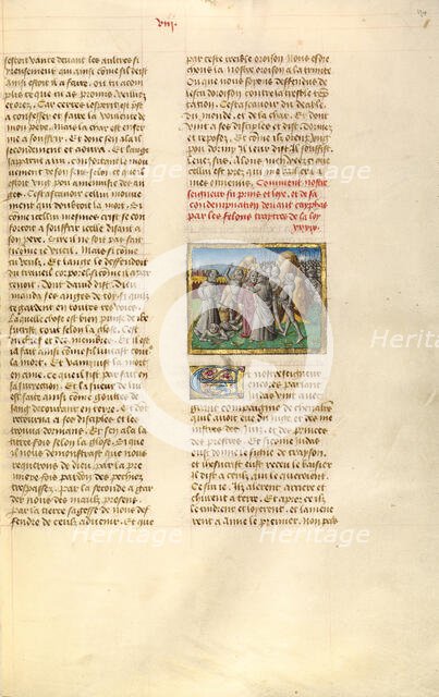 The Betrayal of Christ; Miroir Historial, about 1475. Creator: Unknown.