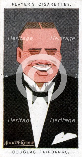 Douglas Fairbanks, American film actor, 1926.Artist: Alick P F Ritchie