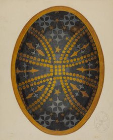 Oval Pin, c. 1937. Creator: Tulita Westfall.