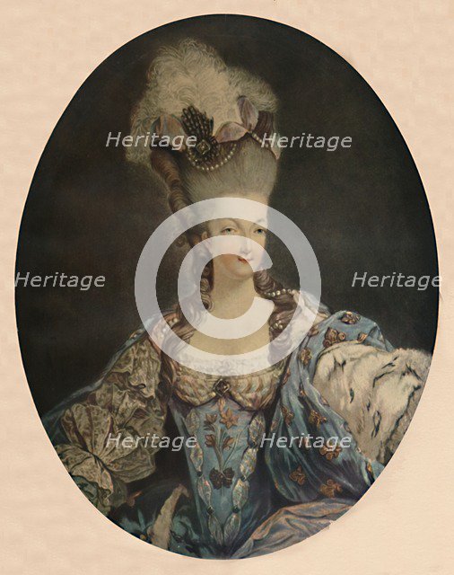 'Marie Antoinette, Queen of France', 1777, (1913). Artist: Jean Francois Janinet.