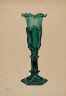 Vase, c. 1937. Creator: Giacinto Capelli.