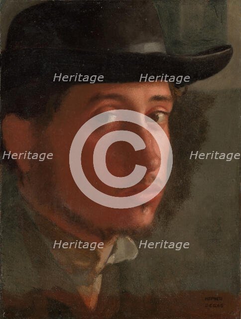 Self-Portrait, about 1857-1858. Creator: Edgar Degas.